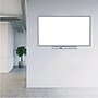 Silhouette™ Porcelain Dry Erase Whiteboard, Charcoal Aluminum Frame, 85"x48" (CP8548C)~#|#~sp66805302_sc7