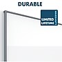 Silhouette™ Porcelain Dry Erase Whiteboard, Charcoal Aluminum Frame, 85"x48" (CP8548C)~#|#~sp66805304_sc7