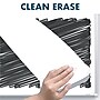 Silhouette™ Porcelain Dry Erase Board, Silver Aluminum Frame, 50"x28" (CP5028)~#|#~sp66805419_sc7