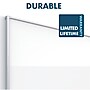 Silhouette™ Porcelain Dry Erase Board, Silver Aluminum Frame, 50"x28" (CP5028)~#|#~sp66805422_sc7