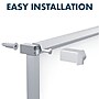 Silhouette™ Porcelain Dry Erase Board, Silver Aluminum Frame, 50"x28" (CP5028)~#|#~sp66805427_sc7