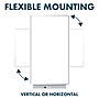 Silhouette™ Porcelain Dry Erase Board, Silver Aluminum Frame, 50"x28" (CP5028)~#|#~sp66805429_sc7