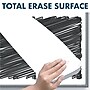 Silhouette™ Total Erase® Dry-Erase Whiteboard, Charcoal Aluminum Frame, 50"x28" (C5028C)~#|#~sp66805627_sc7