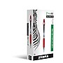 Zebra Z-Grip Max Retractable Ballpoint Pen, Medium Point, 1.0mm, Red Ink, Dozen (22430)~#|#~sp67864802_sc7