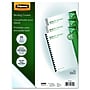 Fellowes Crystals Un-Punched Presentation Covers, 8-3/4" x 11-1/4", Clear, 25/Pack, Round Corners (52309)~#|#~sp68920154_sc7