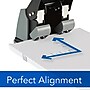 Swingline High Capacity 2-Hole Punch, 100 Sheet Capacity, Black/Gray (A7074190)~#|#~sp69764693_sc7