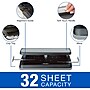 Swingline Easy Touch Heavy Duty 3 Hole Punch, 32 Sheet Capacity, Black/Gray (A7074300)~#|#~sp69765032_sc7