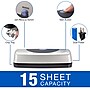 Swingline Electric Portable Electric Desktop 3-Hole Punch, 15 Sheet Capacity, Silver/Black (A7074515)~#|#~sp69765138_sc7