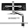 Mount-It! Dual Monitor Sit-Stand Workstation, Height Adjustable Desk Converter with Full Motion Arm (MI-7904)~#|#~sp7038271_sc7