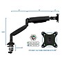 Mount-It! Height Adjustable Single Monitor Desk Mount Arm for 13"-32" Monitors (MI-1771B)~#|#~sp7038472_sc7