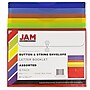 JAM Paper Standard Plastic Filing Envelope, Letter, Assorted Colors, 6/Pack (218B1RGBOYP)~#|#~sp71001484_sc7