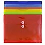 JAM Paper Standard Plastic Filing Envelope, Letter, Assorted Colors, 6/Pack (218B1RGBOYP)~#|#~sp71001485_sc7