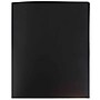 JAM Paper Heavy Duty Two-Pocket Plastic Folders, Black, 6/Pack (57406D)~#|#~sp71001584_sc7