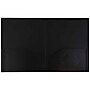 JAM Paper Heavy Duty Two-Pocket Plastic Folders, Black, 6/Pack (57406D)~#|#~sp71001681_sc7