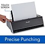 Swingline Commercial Electric Desktop 2-Hole Punch, 28 Sheet Capacity, Black & Gray (74532)~#|#~sp71004887_sc7