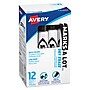 Avery Marks-A-Lot Desk-Style Dry Erase Markers, Chisel Tip, Black, 12/Pack (24408)~#|#~sp71099676_sc7