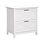 Bush Furniture Key West 2-Drawer Lateral File Cabinet, Letter/Legal, Pure White Oak, 30" (KWF130WT-03)~#|#~sp71683656_sc7
