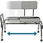 DMI Heavy-Duty Sliding Transfer Bench with Cut-Out Seat, White (522-1734-1900)~#|#~sp71806860_sc7