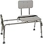 DMI Heavy-Duty Sliding Transfer Bench with Cut-Out Seat, White (522-1734-1900)~#|#~sp71806863_sc7