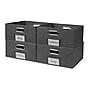 Niche Cubo Half-Size Foldable Fabric Storage Bins, Grey (HTOTE064PKGY)~#|#~sp7252818_sc7