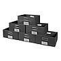 Niche Cubo Half-Size Foldable Fabric Storage Bins, Grey (HTOTE066PKGY)~#|#~sp7252848_sc7