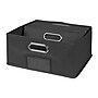 Niche Cubo Half-Size Foldable Fabric Storage Bins, Grey (HTOTE066PKGY)~#|#~sp7252849_sc7