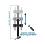Mount-It! Motorized Cabinet Lift TV Mount, 77 lbs. Max. (MI-453)~#|#~sp73357380_sc7