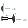 Mount-It! Heavy Duty Full Motion TV Wall Mount with Long Extension, Fits 43" to 70" Screens,Black (MI-319L)~#|#~sp73357406_sc7