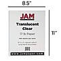 JAM Paper Translucent Vellum 8.5" x 11" Multipurpose Paper, 17 lbs., 100 Brightness, 500 Sheets/Ream (1379)~#|#~sp73451312_sc7