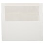 JAM Paper A9 Foil Lined Invitation Envelopes, 5.75 x 8.75, White with Ivory Foil, 50/Pack (532412546I)~#|#~sp73452722_sc7