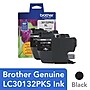 Brother LC3013BK Black High Yield Ink Cartridge, 2/Pack  (LC30138PKS)~#|#~sp73453205_sc7
