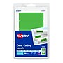 Avery Laser Color Coding Labels, 1" x 3", Neon Green, 5/Sheet, 40 Sheets/Pack (5494)~#|#~sp75153491_sc7