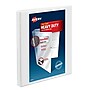 Avery Nonstick Heavy Duty 1/2" 3-Ring View Binders, Slant Ring, White (5234)~#|#~sp75154642_sc7