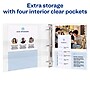 Avery Nonstick Heavy Duty 1/2" 3-Ring View Binders, Slant Ring, White (5234)~#|#~sp75154646_sc7