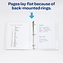Avery Nonstick Heavy Duty 1/2" 3-Ring View Binders, Slant Ring, White (5234)~#|#~sp75154648_sc7