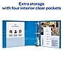 Avery Nonstick Heavy Duty 2" 3-Ring View Binders, Slant Ring, Light Blue (5501)~#|#~sp75154875_sc7