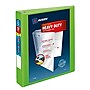 Avery Heavy Duty 1 1/2" 3-Ring View Binders, D-Ring, Chartreuse (AVE79773)~#|#~sp75154932_sc7