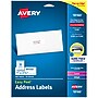 Avery Easy Peel Laser/Inkjet Address Labels, 1" x 2 5/8", White, 30 Labels/Sheet, 10 Sheets/Pack (18160)~#|#~sp75155002_sc7