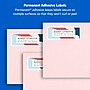 Avery Easy Peel Address Labels, 2/3" x 1-3/4", Glossy Clear, 600 Labels/Pack (6520)~#|#~sp75156528_sc7