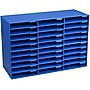 AdirOffice 30-Compartment Literature Organizer, 13" x 32", Blue (501-30-BLU)~#|#~sp134865190_sc7