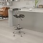 Flash Furniture Plastic Drafting Stool, Gray/Vibrant Black (LF-215-BLK-GG)~#|#~sp80656159_sc7
