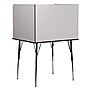 Flash Furniture 35.75"W Study Carrel, Nebula Gray/Black (MT-M6221-GREY-GG)~#|#~sp80656230_sc7