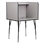 Flash Furniture 35.75"W Study Carrel, Nebula Gray/Black (MT-M6221-GREY-GG)~#|#~sp80656268_sc7