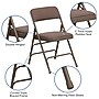 Flash Furniture Hercules Banquet/Reception Folding Fabric Chairs, Beige, 4/Pack (BELNICK INC (NSP))~#|#~sp80657327_sc7