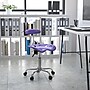 Flash Furniture Elliott Armless Plastic Swivel Task Office Chair with Tractor Seat, Vibrant Violet (LF214VIOLET)~#|#~sp80657947_sc7