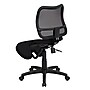 Flash Furniture Ergonomic Mesh Kneeling Task Chair, Armless, Black~#|#~sp80658146_sc7