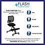 Flash Furniture Tatum Armless Ergonomic Mesh Mobile Kneeling Office Chair, Black (WL3520)~#|#~sp80658162_sc7