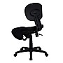 Flash Furniture Tatum Armless Ergonomic Fabric Mobile Kneeling Posture Task Office Chair, Black (WL1430)~#|#~sp80658210_sc7
