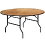 Flash Furniture Furman Folding Table, 60" x 60", Natural (YTWRFT60TBL)~#|#~sp80658655_sc7