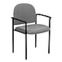 Flash Furniture Tiffany Fabric Stackable Side Reception Chair with Arms, Gray (BT5161GY)~#|#~sp80658908_sc7
